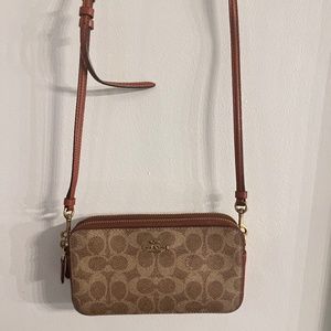 Printed Coach crossbody bag